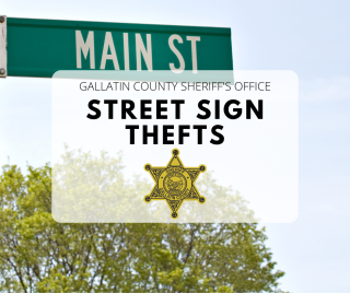 street sign thefts in gallatin county