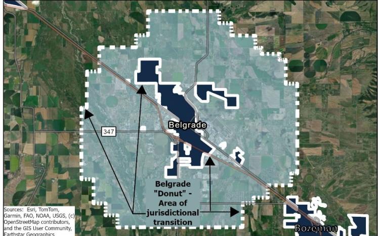 Image of "Donut" area in Gallatin County